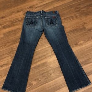 As in blue stitching!!! 7 For All Mankind